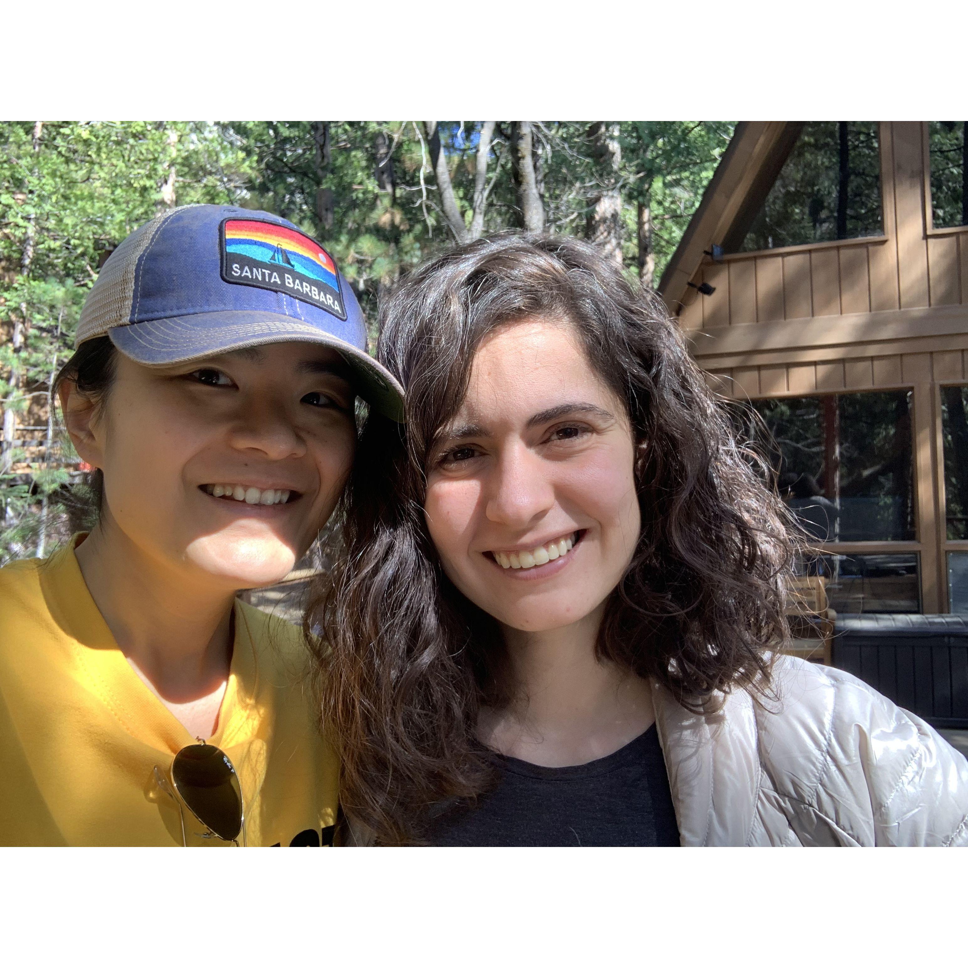 Spending time in a cabin in the woods of Idyllwild