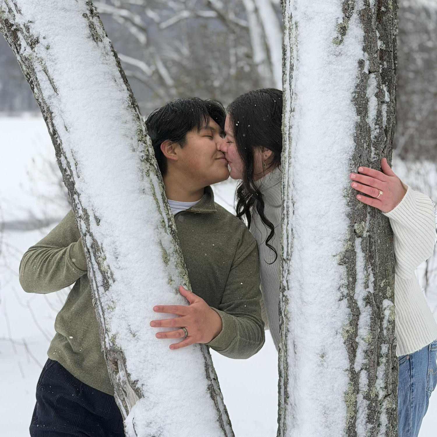 A special thank you to PJ and Matt for freezing their asses off with us for these beautiful photos