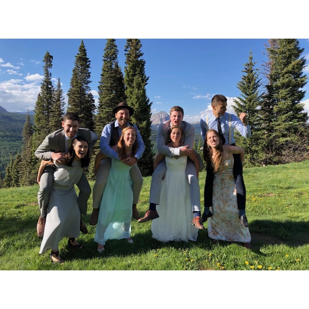 Feeling that Rocky Mountain High at Jamie and Matt's high altitude wedding