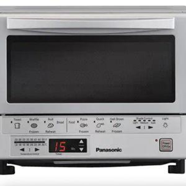 Panasonic | FlashXpress 4-Slice Toaster Oven | Gray