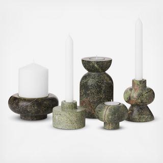 Rock Candle Holder 5-Piece Set
