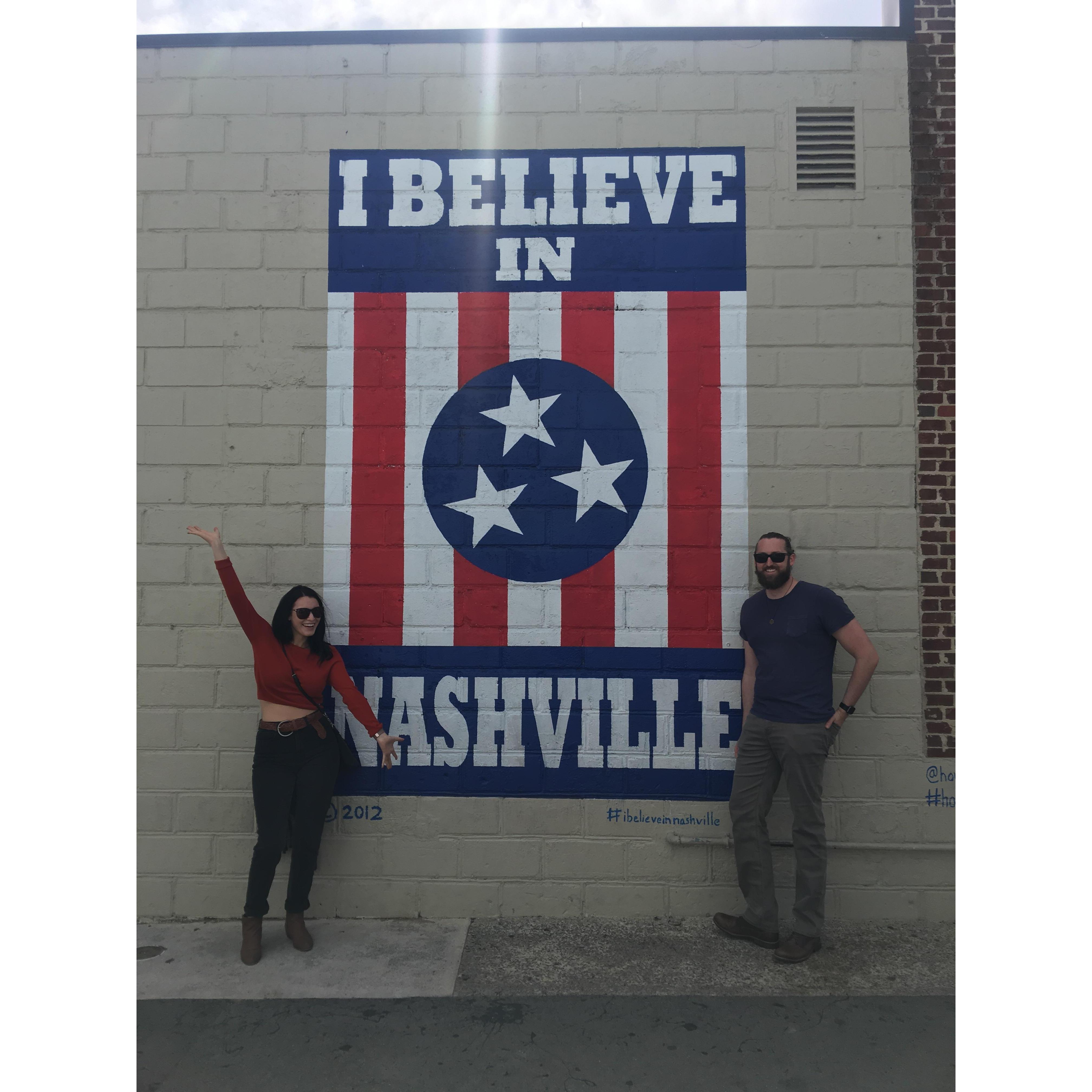 First time Andria visits Nashville.
March 2018