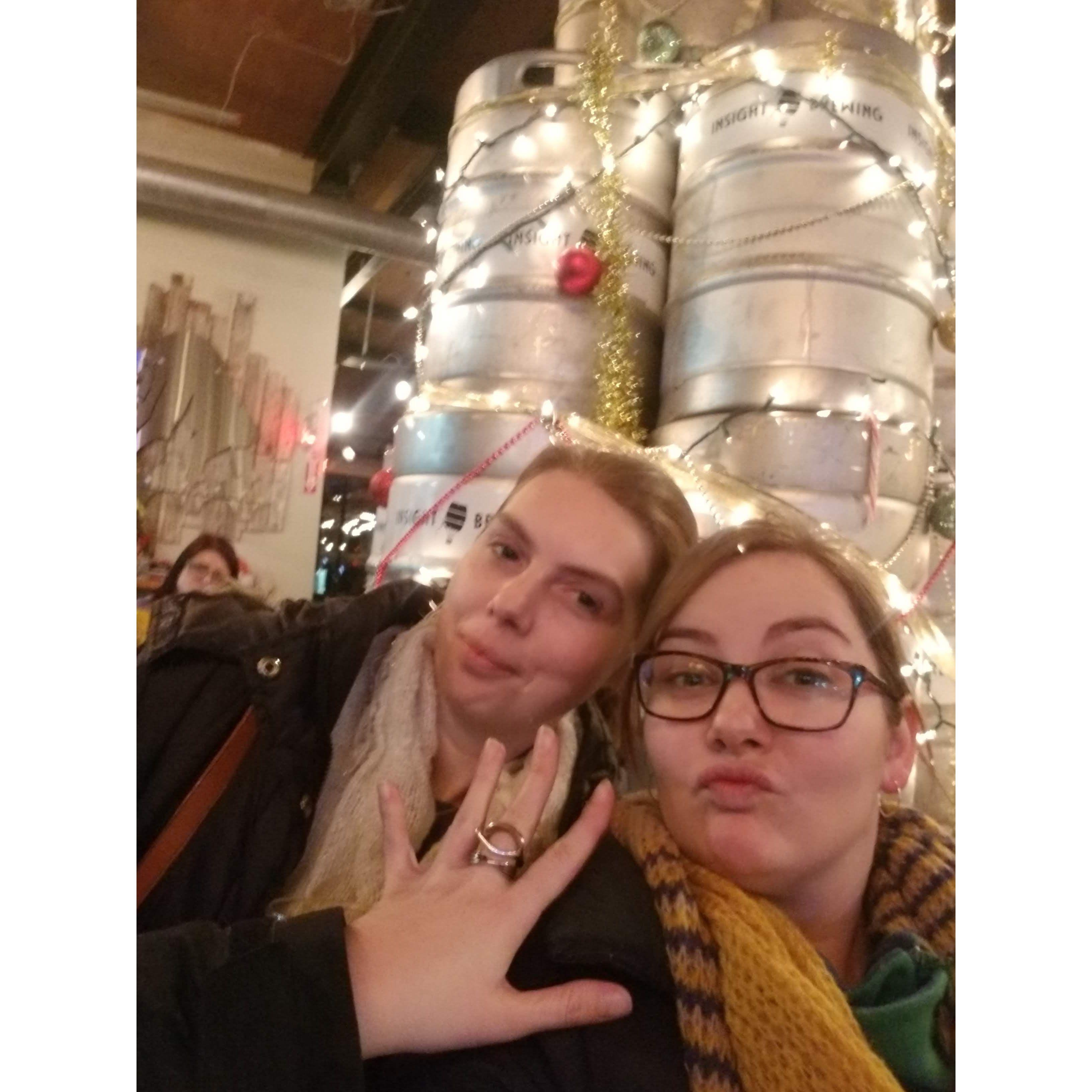 Christmas market shopping spree