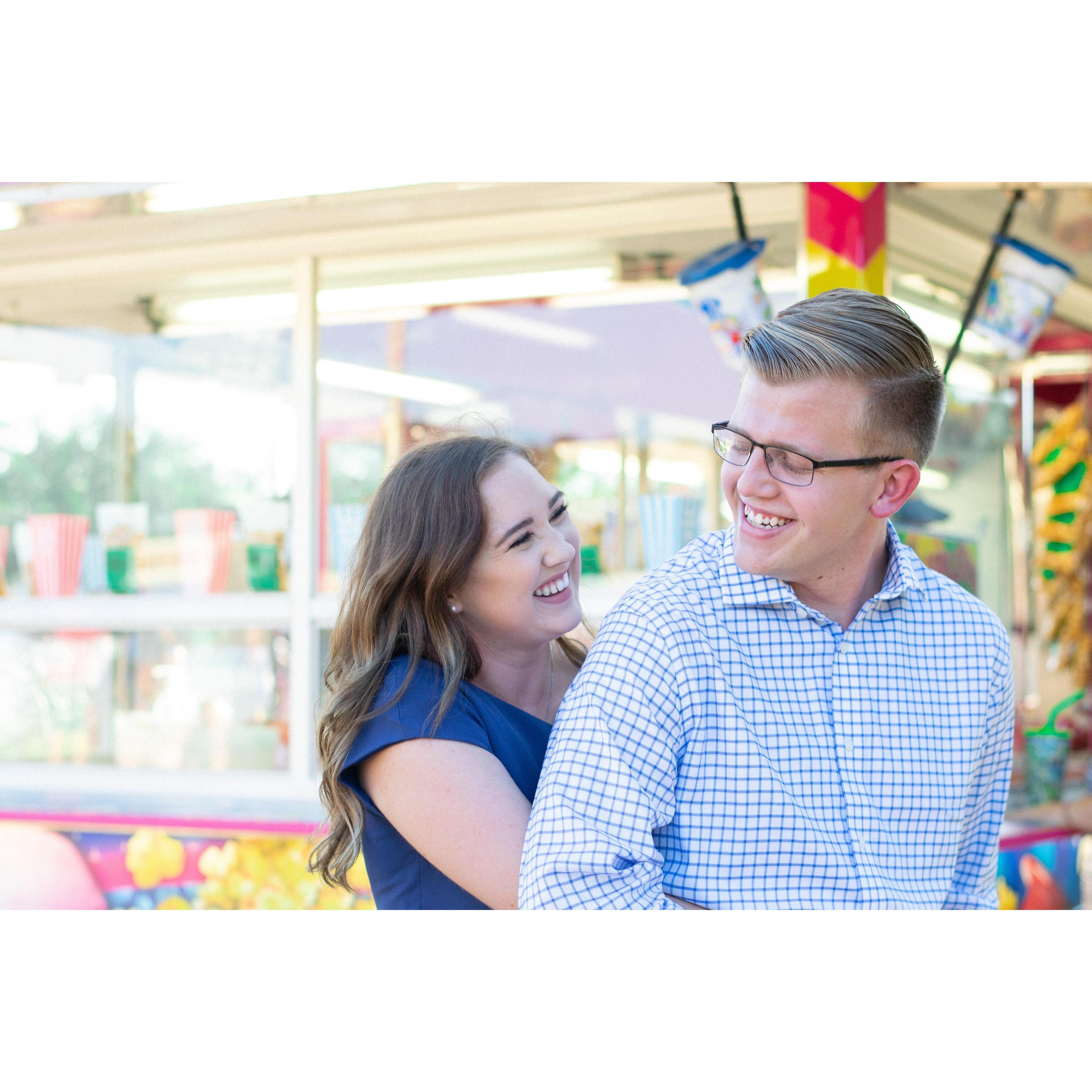 We had so much fun at our anniversary photoshoot at the county fair!