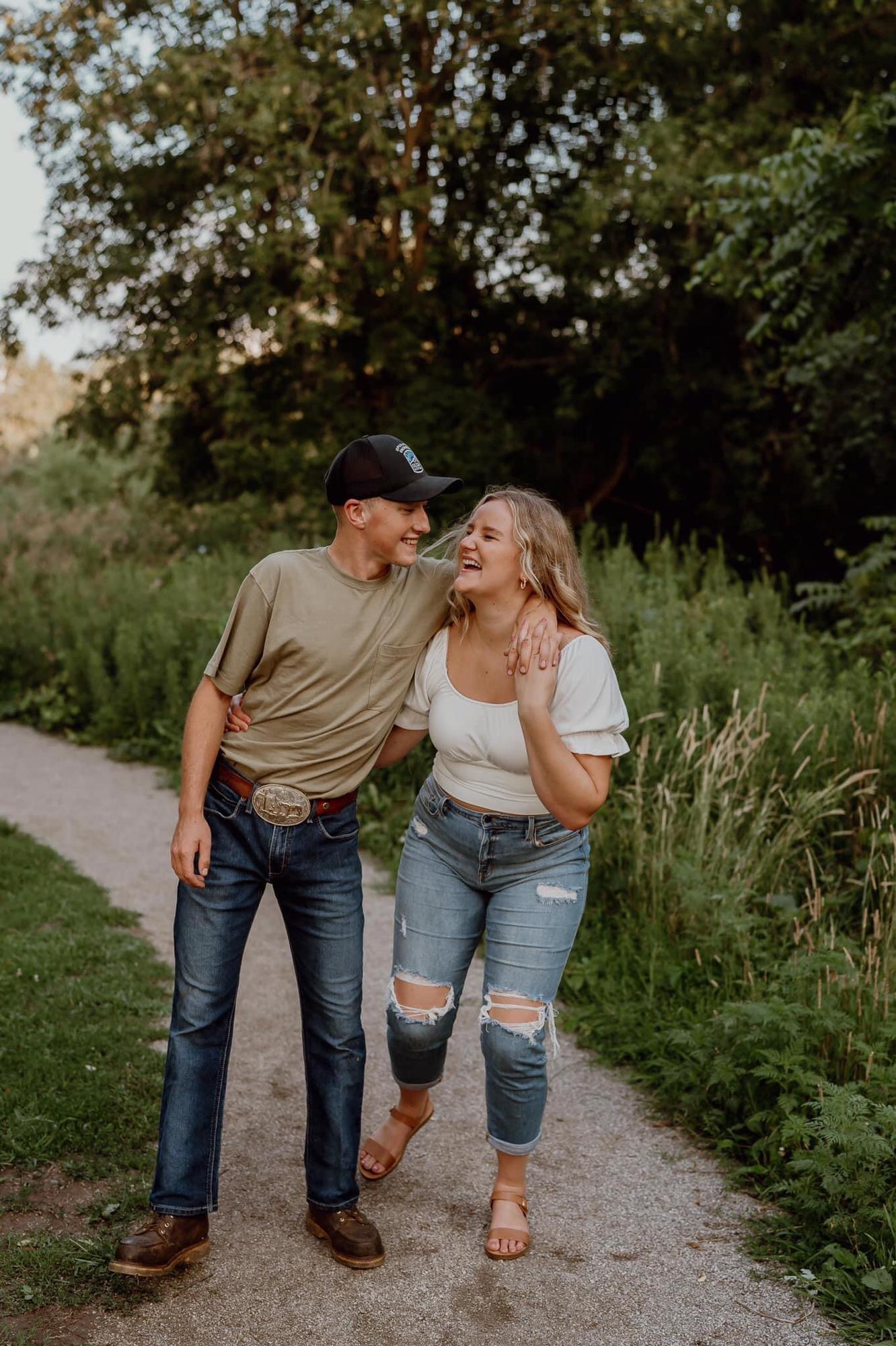 Engagement photo from Asylum Lake Nature Preserve