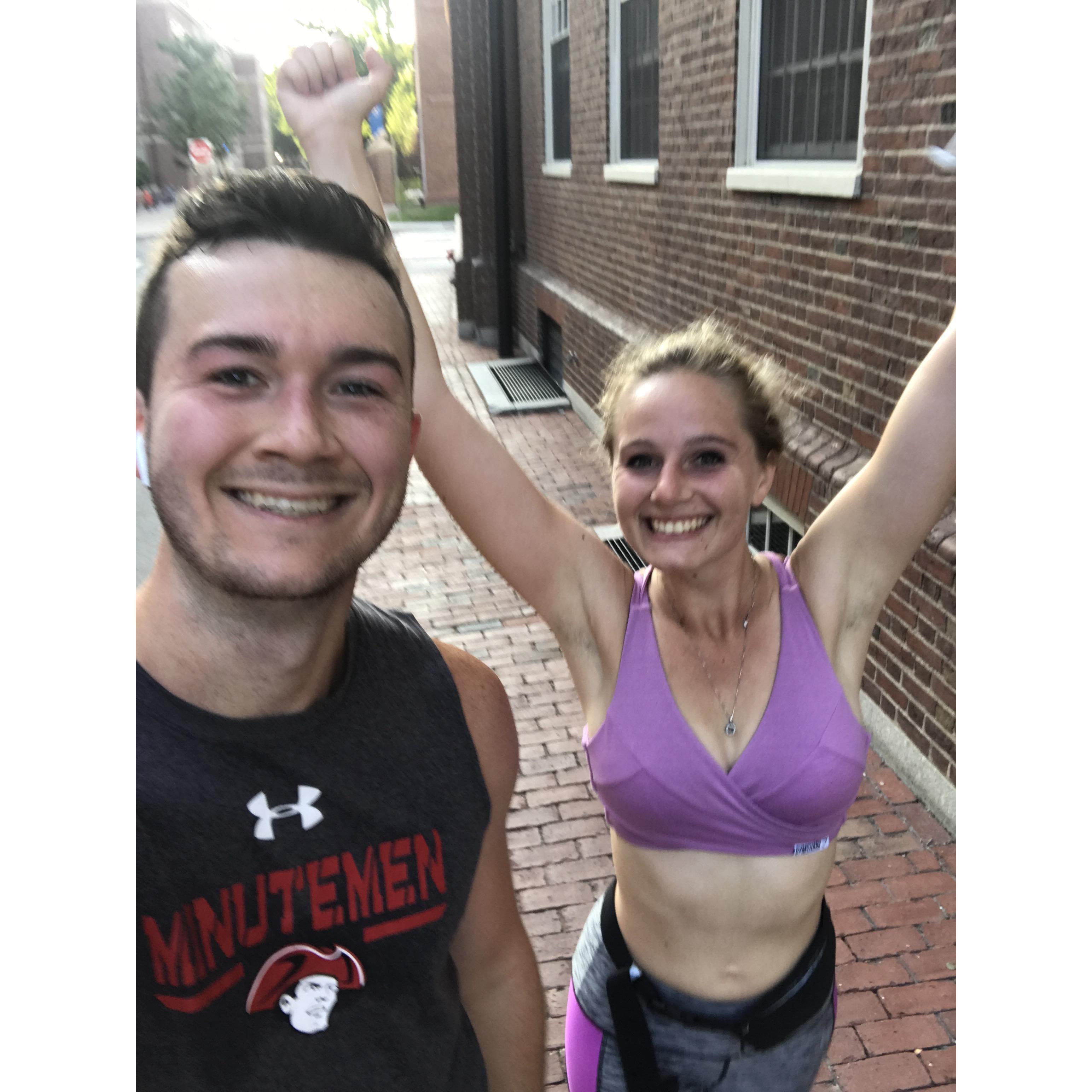 Half-marathon training. (2019)