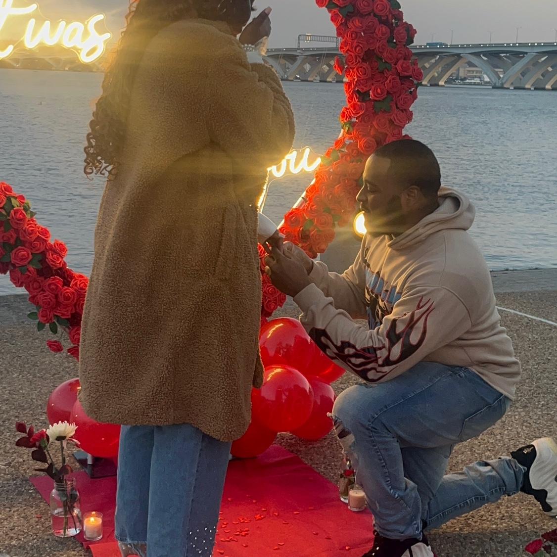 She said “Yes!”