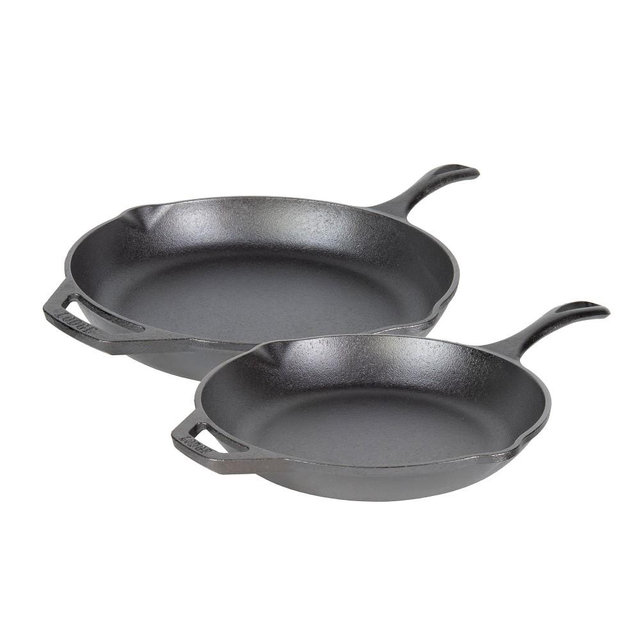 Lodge Chef Collection 10" and 12" Skillet Set