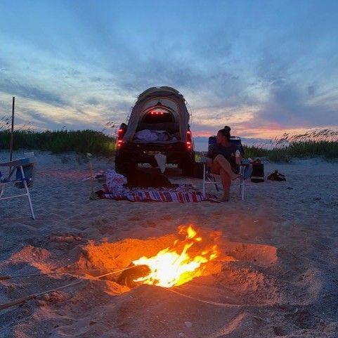Camping trip at Cape Lookout for the weekend. An experience they will never forget!