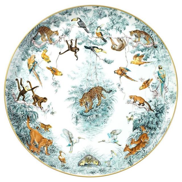 Carnets d' Equateur Round Platter, Large