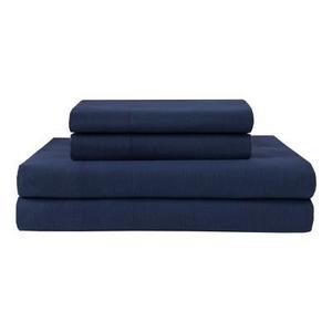 Winter Nights Cotton Flannel Sheet Set (Queen) Indigo - Elite Home