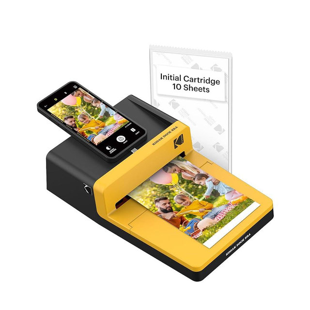 KODAK Dock ERA Plus 4PASS Instant Photo Printer (4x6) (Printer + 10 Sheets)