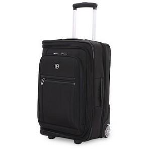 SWISSGEAR - SwissGear Geneva 22" Carry On Suitcase w/ Garment - Black