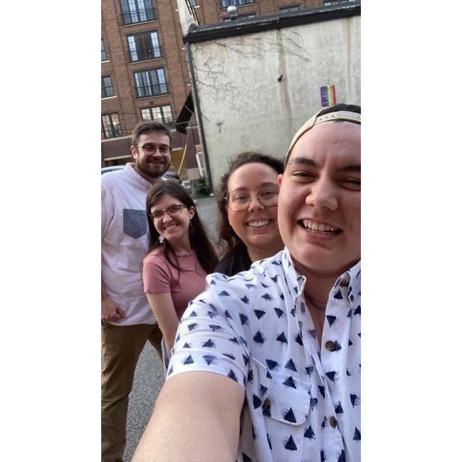 Spring 2023: Drag show with friends in Columbus!