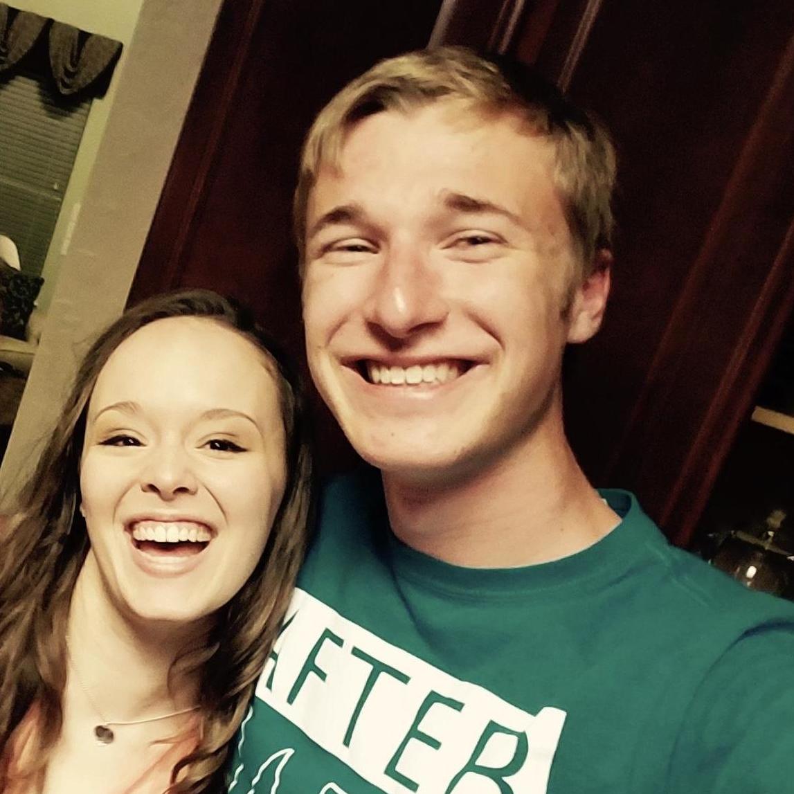 Our first real get together a few days after prom!