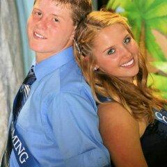Homecoming together in high school