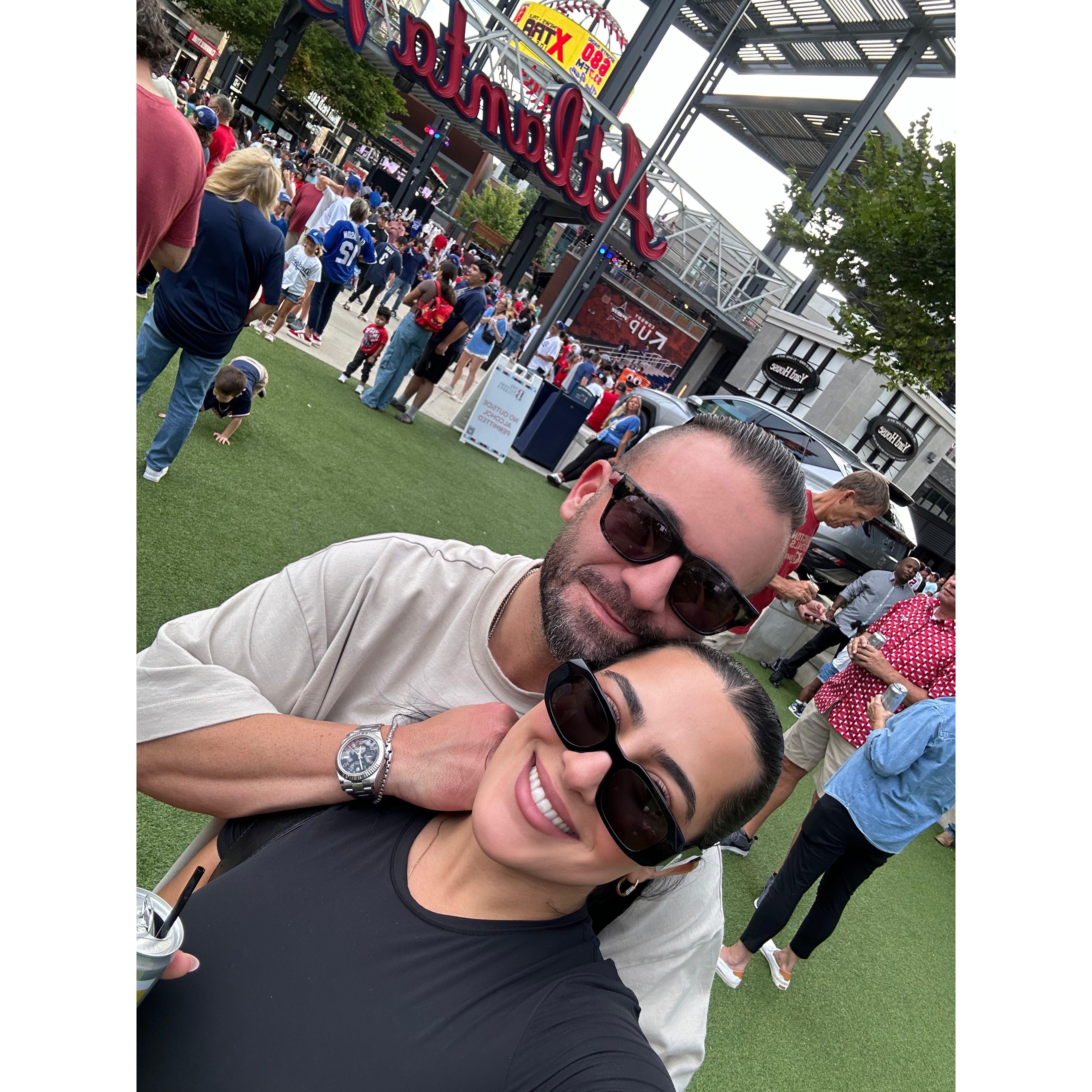 Our first time at the Braves stadium — and Sami’s first outing with my siblings. A fun-filled family day!
