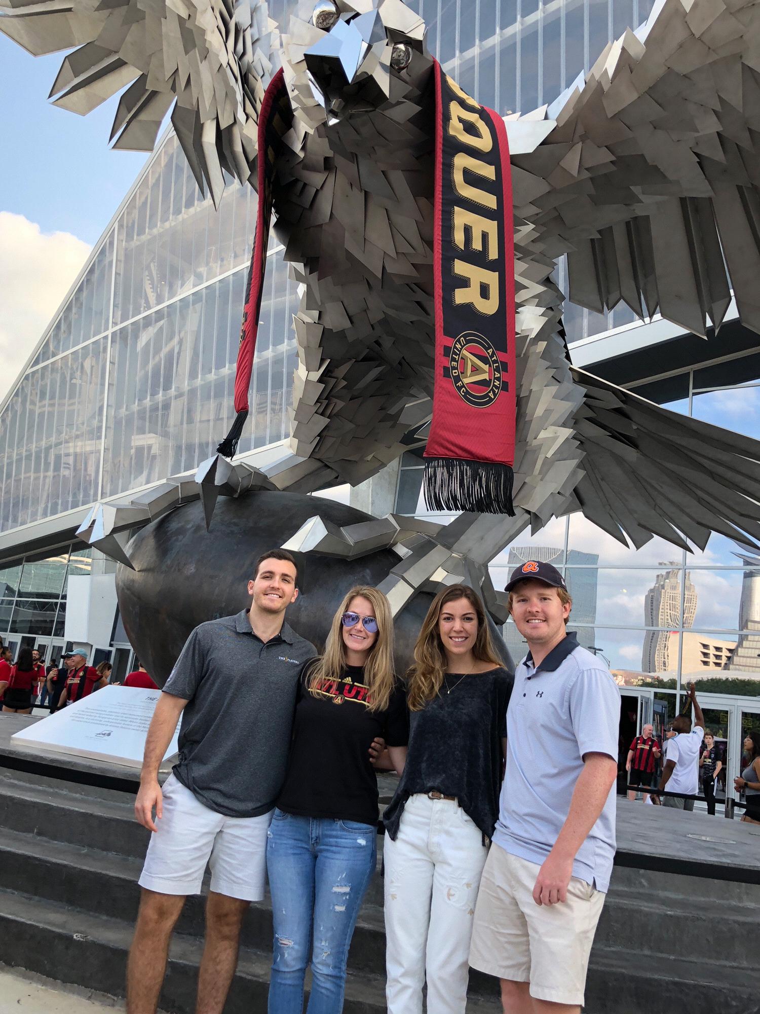Atlanta United game with Nicole and Andrew, 2018!