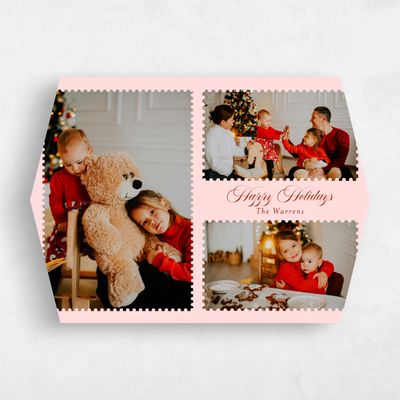 Pink Diamond Holiday Card - Granville Landscape