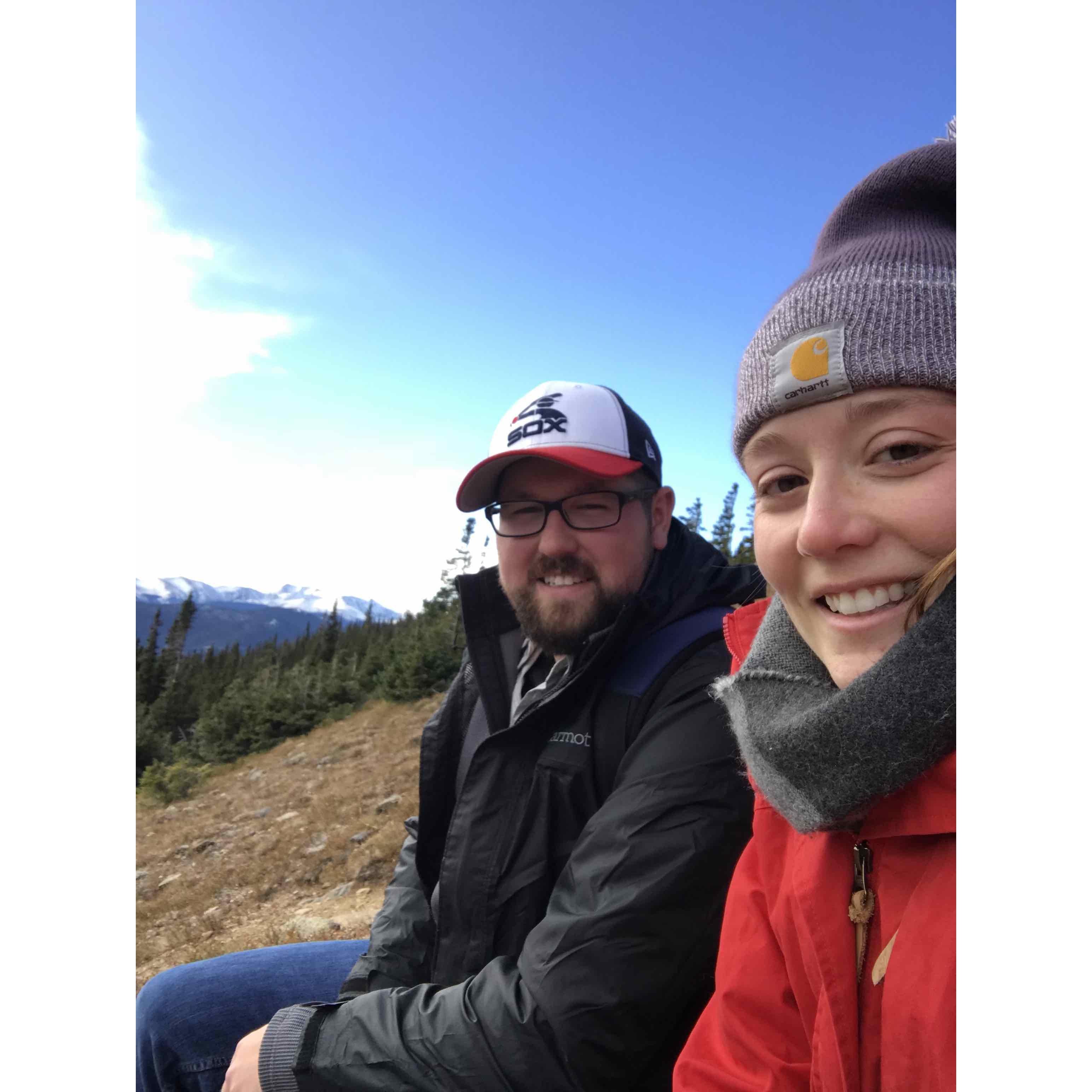 Hiking St Mary's glacier, CO