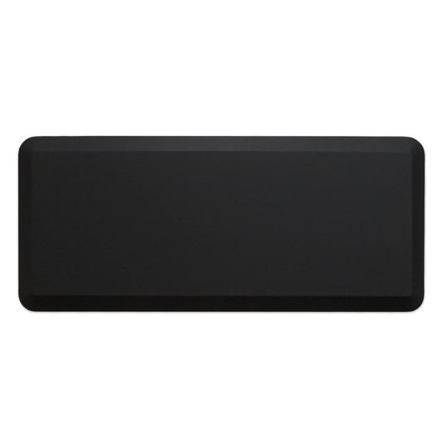 NewLife by GelPro Anti-Fatigue Designer Comfort Kitchen Floor Mat, 20x48&quot;, Leather Grain Jet Stain Resistant Surface with 3/4&quot; Thick Ergo-foam Core for Health and Wellness
