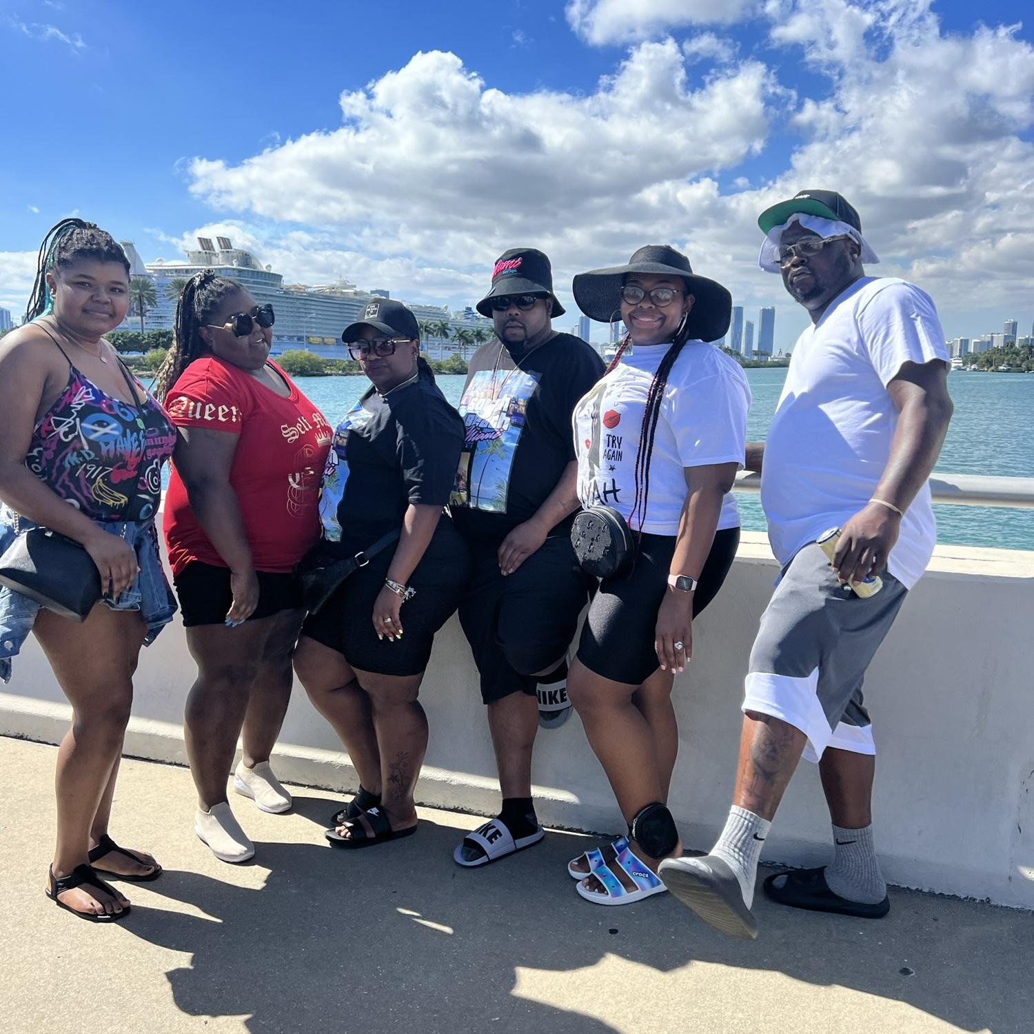 We had a ball with the family in Miami