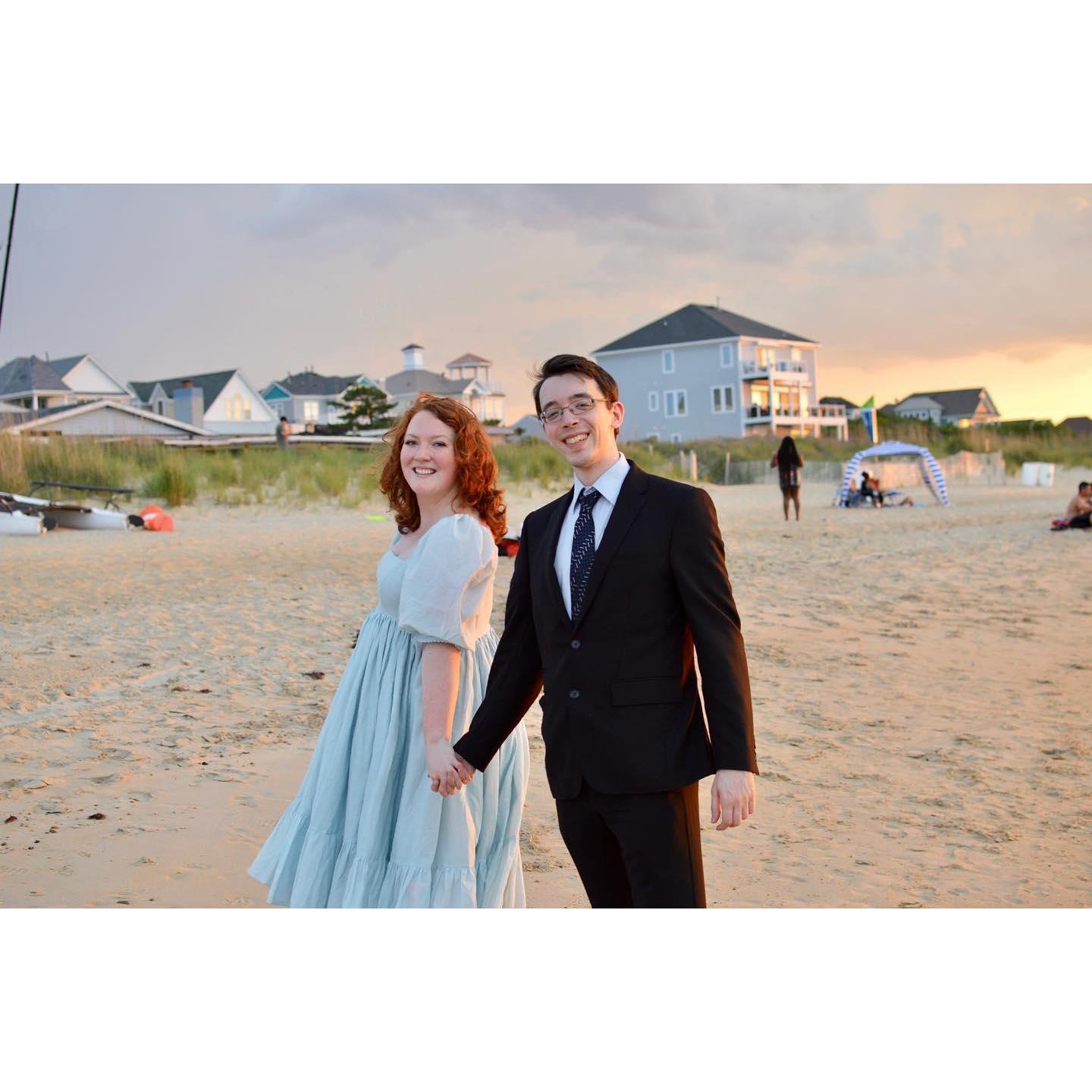 Taken at Sam's sister's wedding in Virginia Beach.