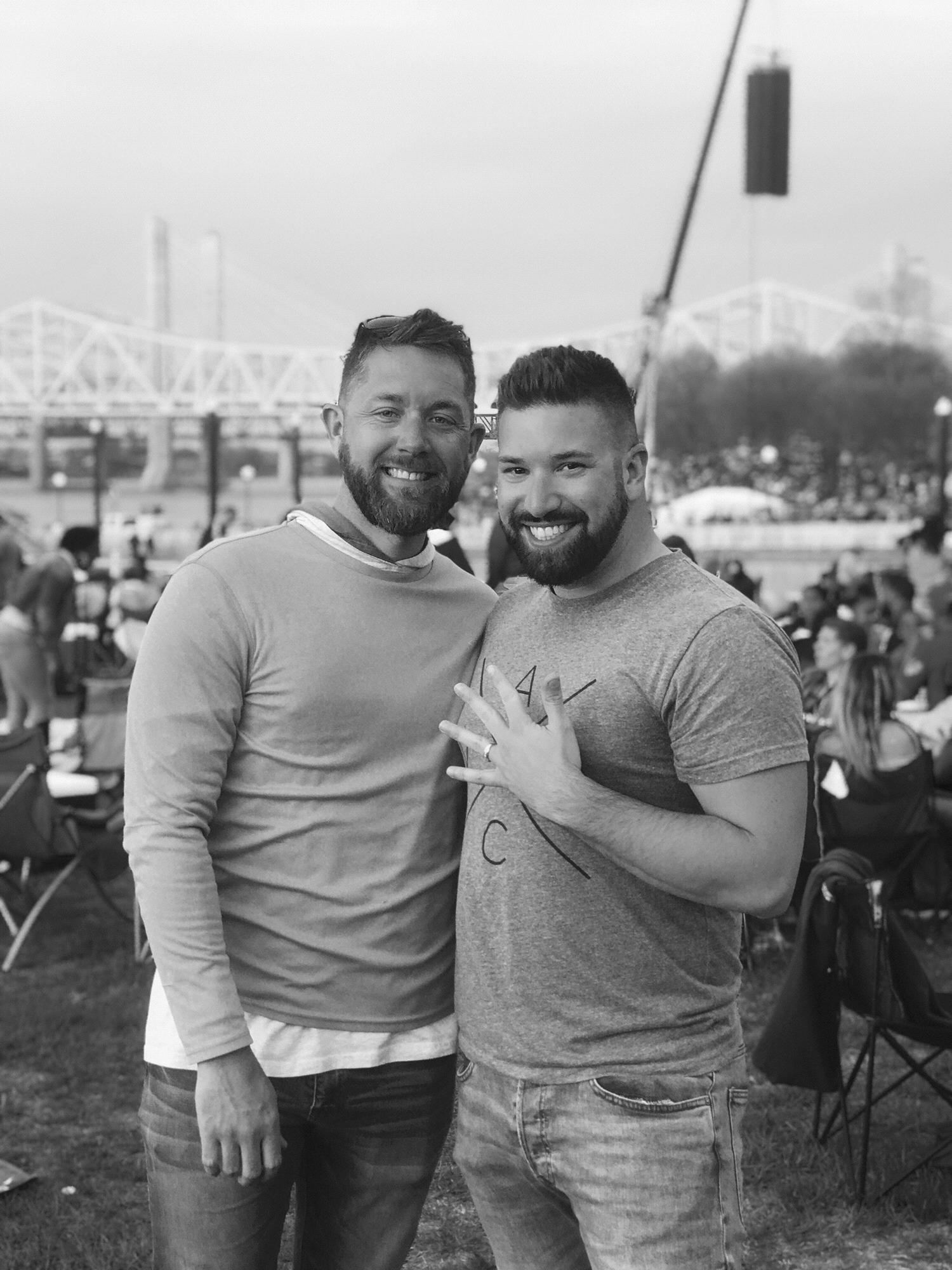 Brandon asked, Paul said yes. Thunder over louisville 2018.