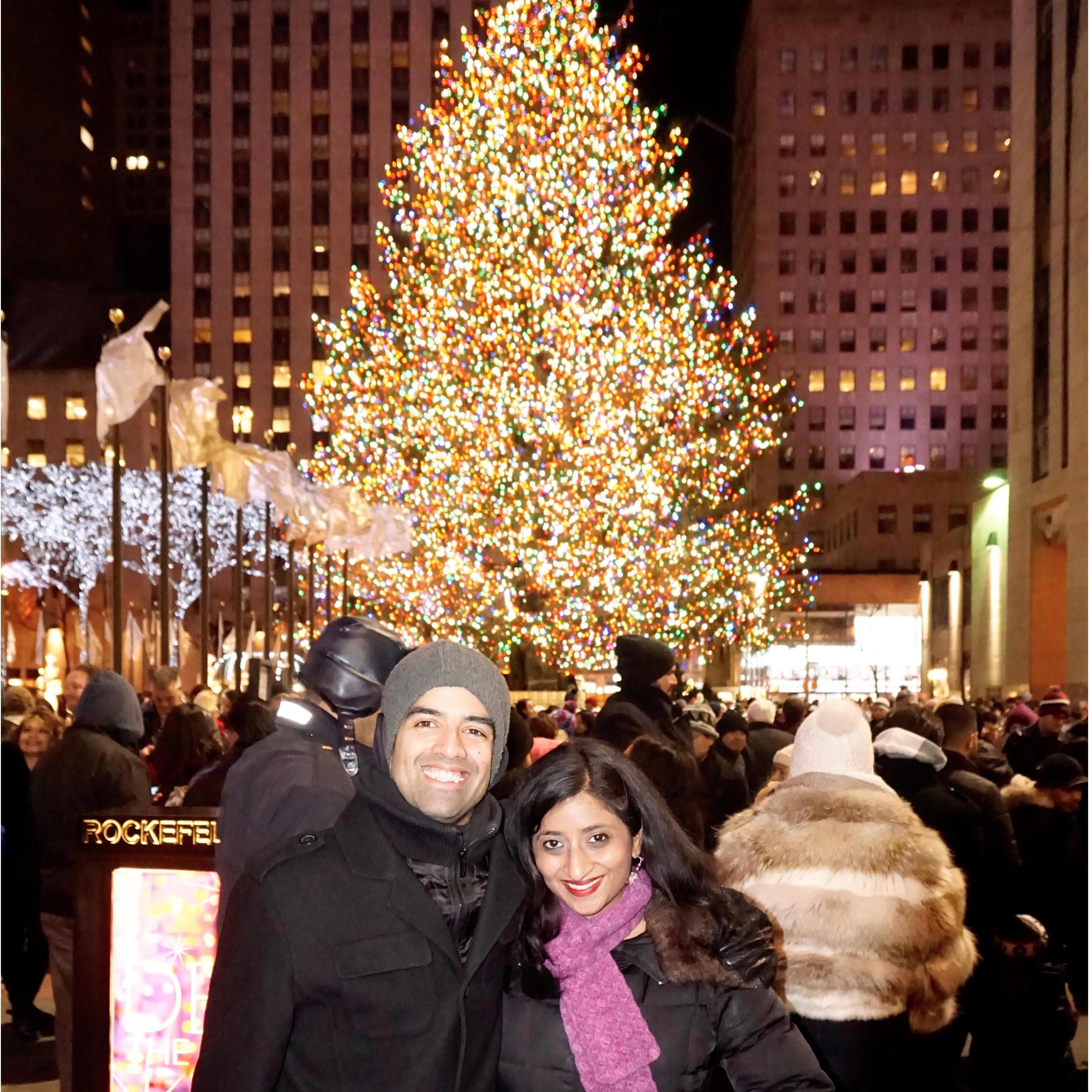 Christmas tree at Rockefeller Center!