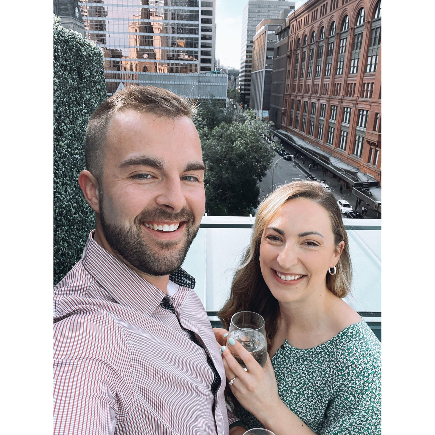 When we got engaged #Montreal