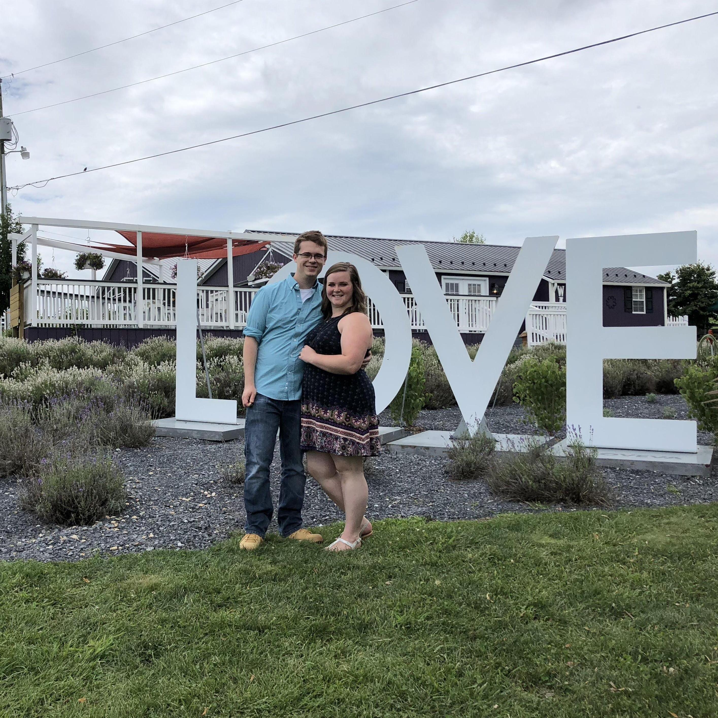 At the White Oak Lavender Farm in Virginia.