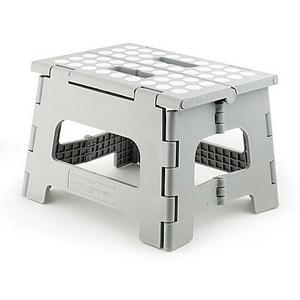 Kikkerland Design Rhino II Step Stool in Grey