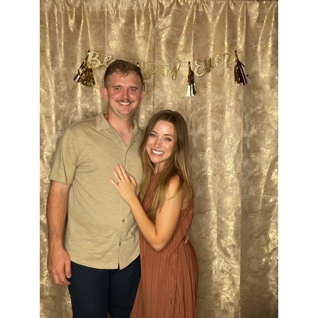 The night we got engaged!