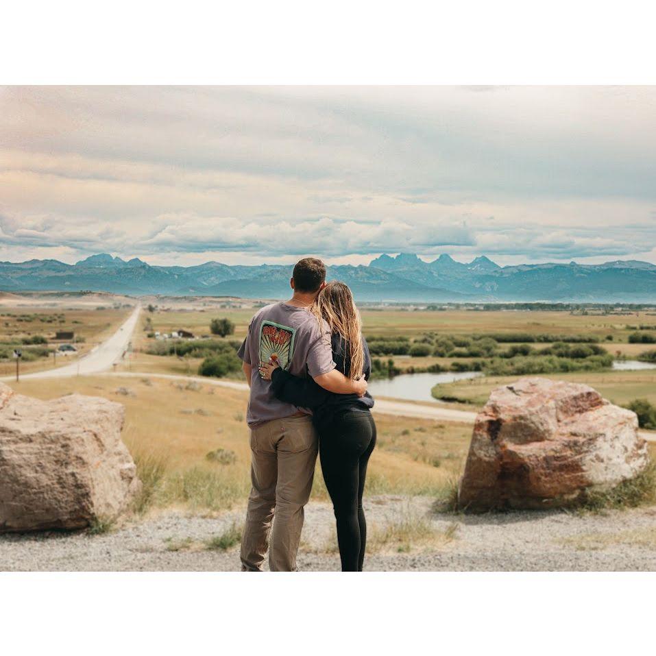 View of the Tetons from Idaho