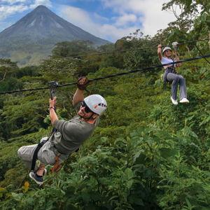 Ziplining in Costa Rica