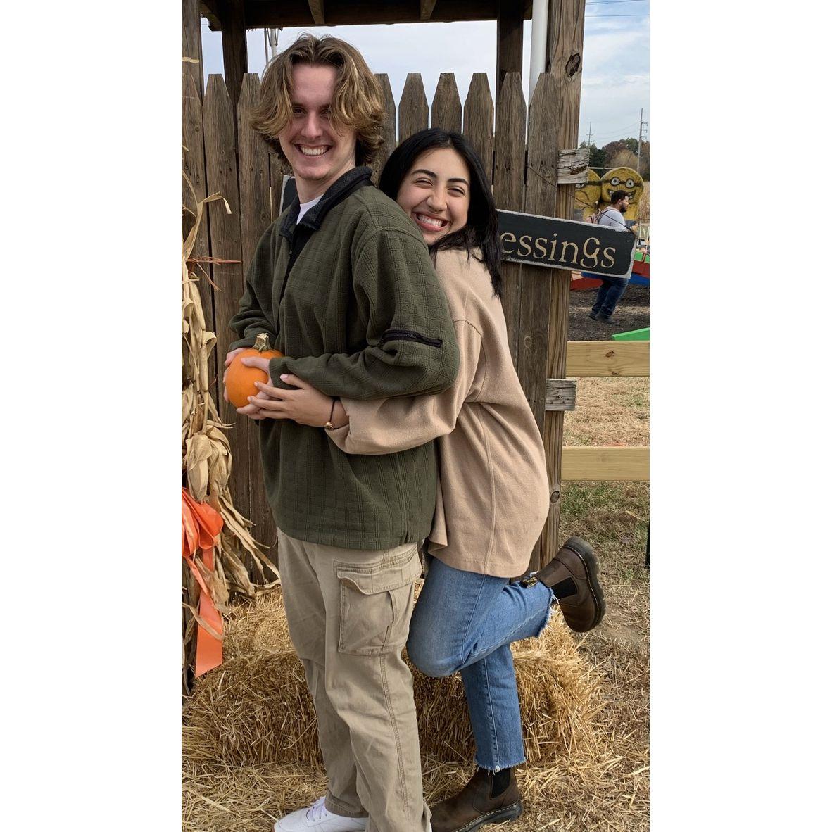 First Pumpkin Patch Visit