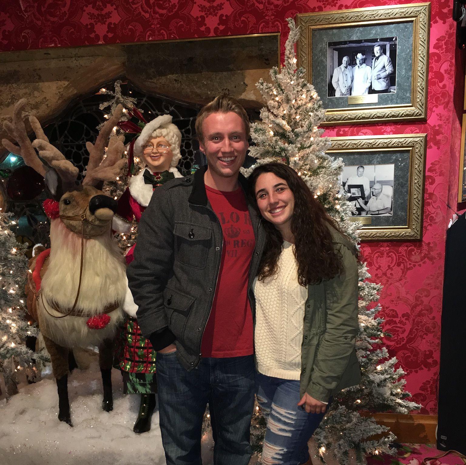 December 8, 2017 - our first official date! We went to the Copper Cafe at the Madonna Inn.