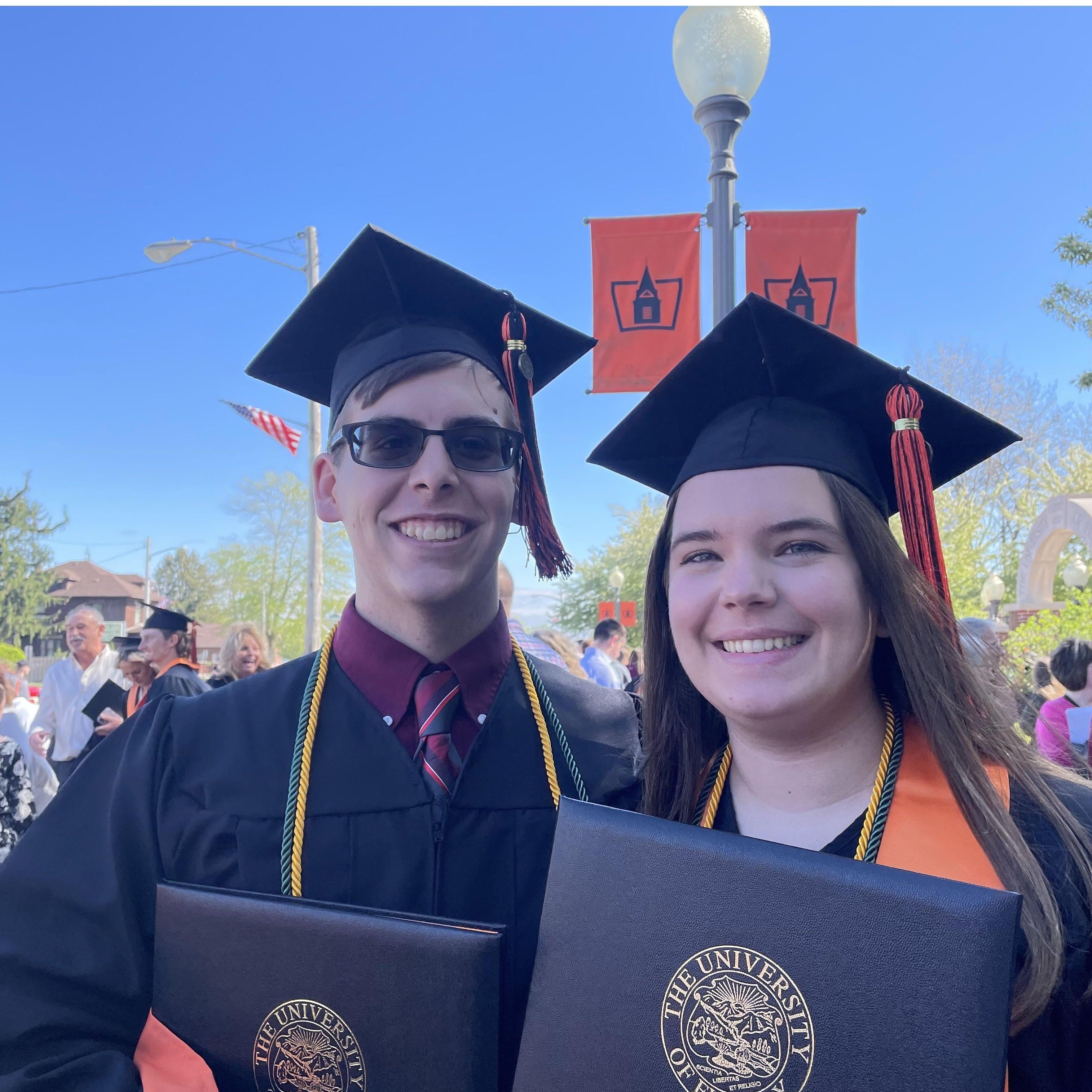 We did it! Diplomas acquired!