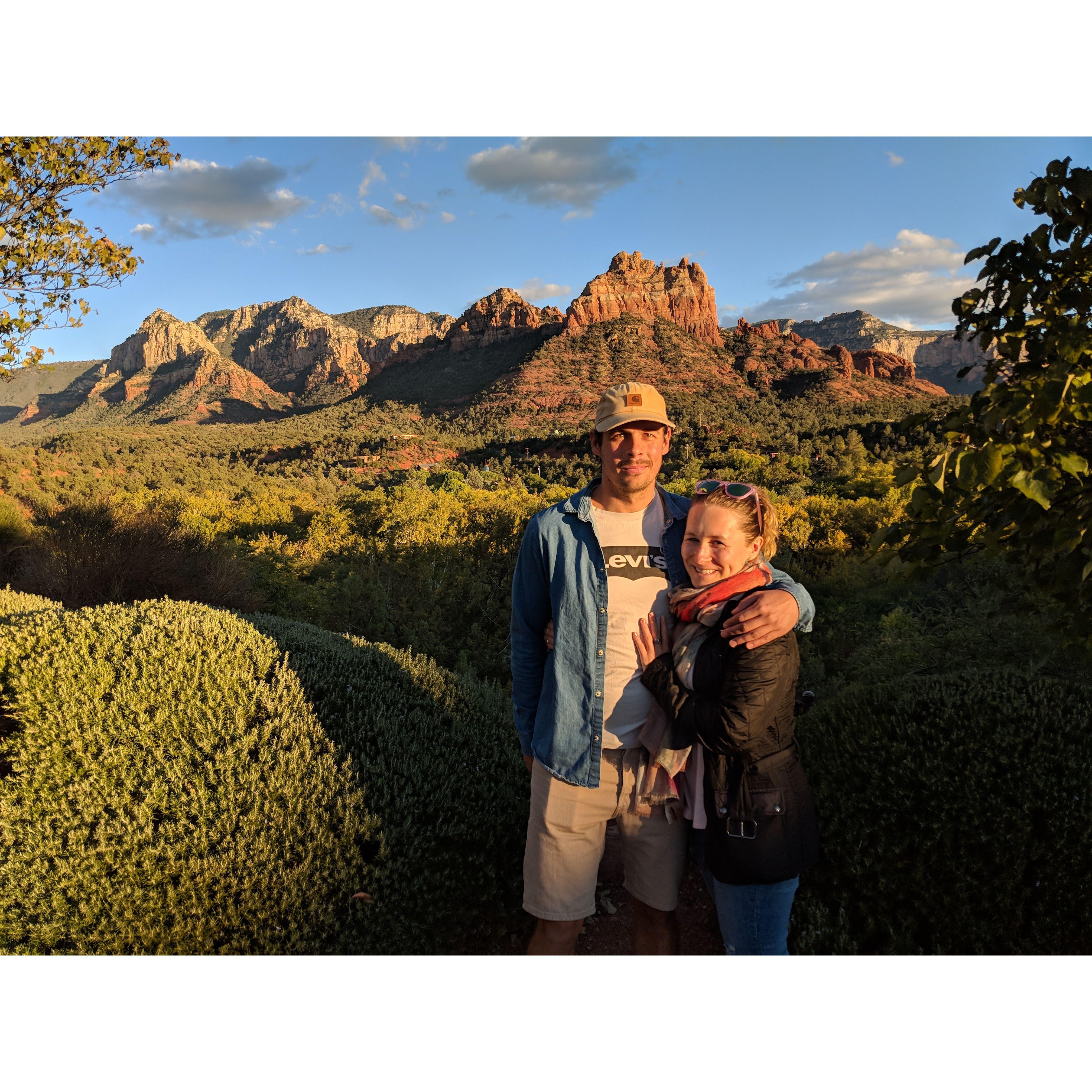 Beautiful backdrop in Sedona, Arizona - Oct '18