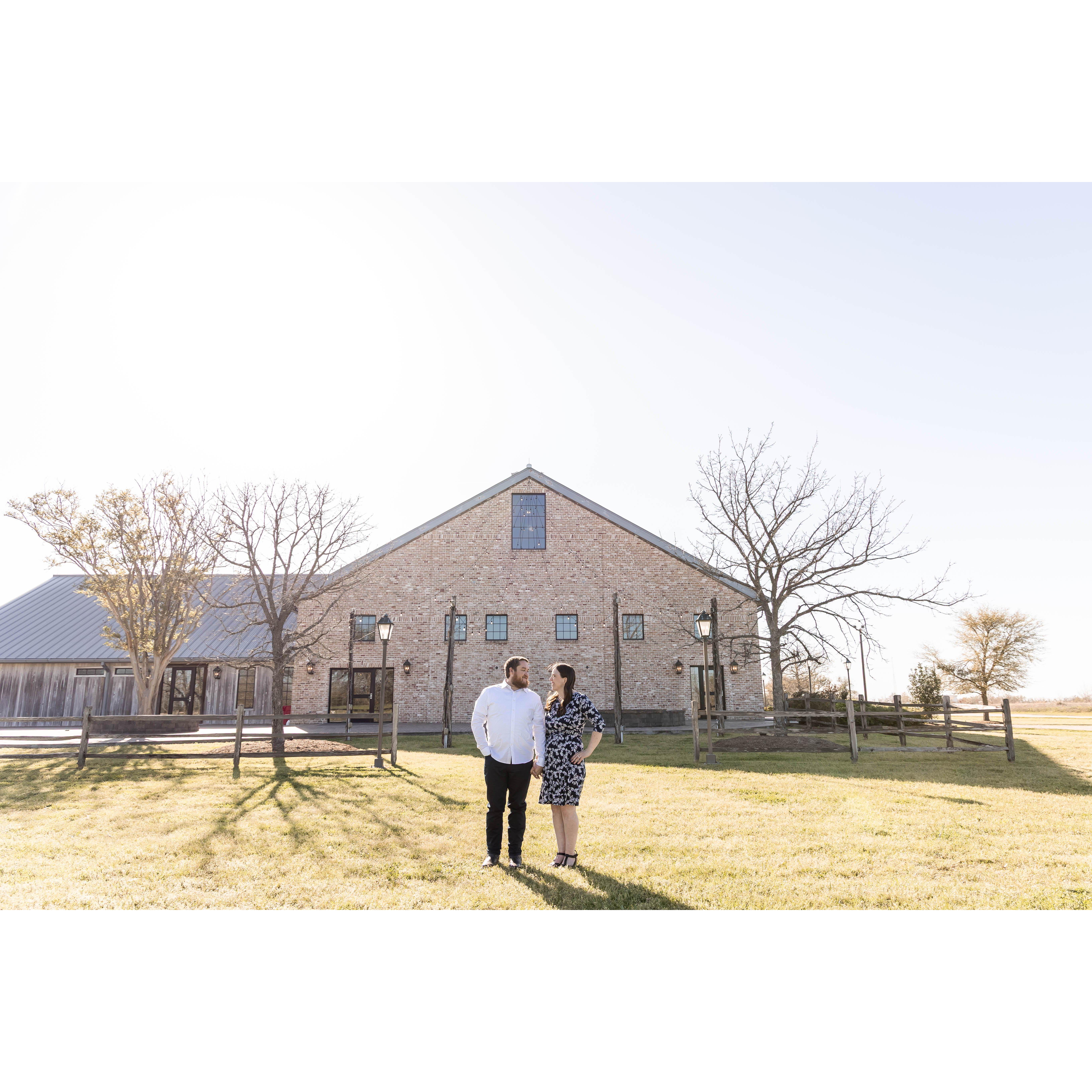A first look at our wedding venue