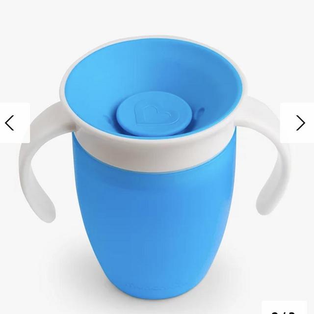 Munchkin Miracle 360 Degree Sippy Trainer Cup, 7oz, Blue