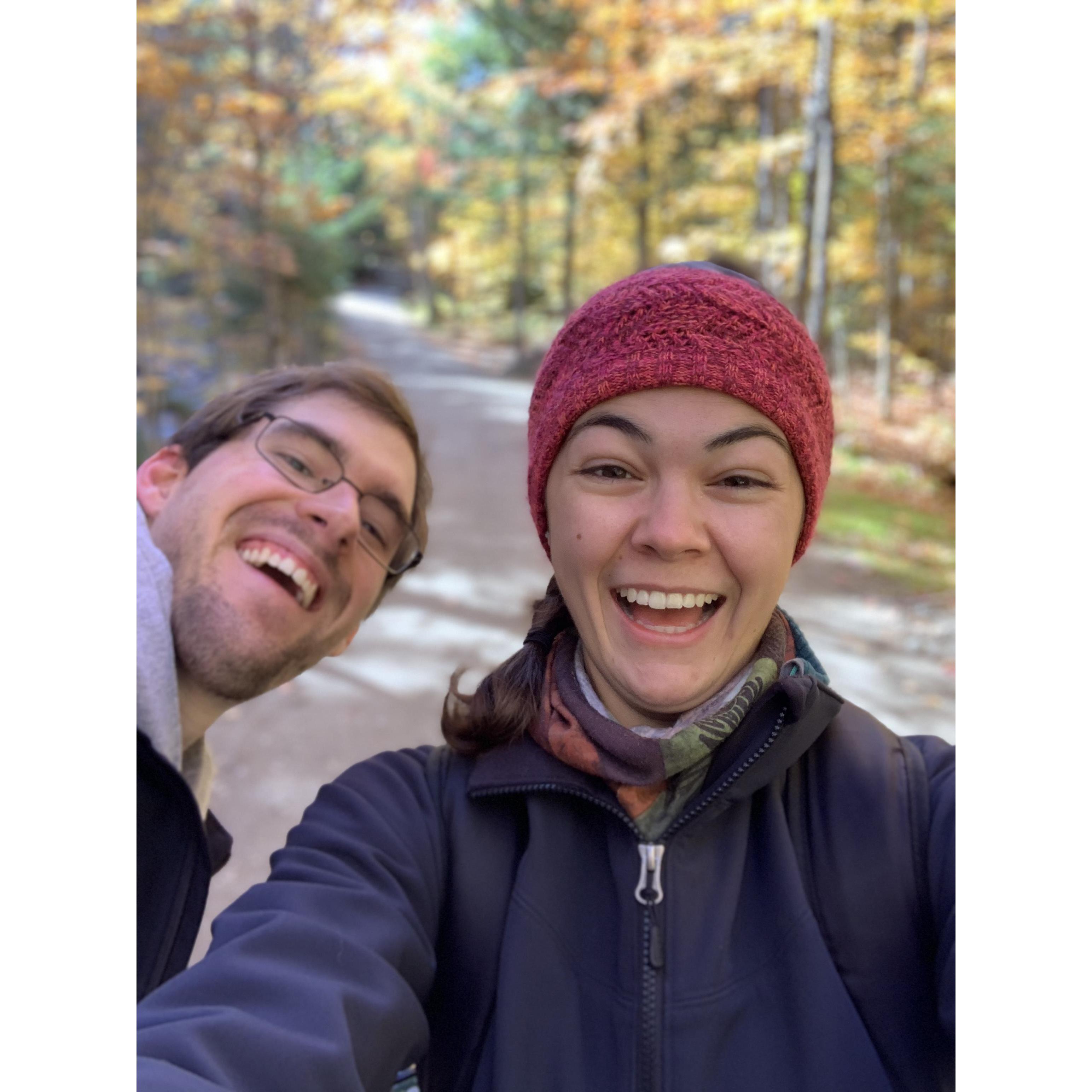 After a long hike