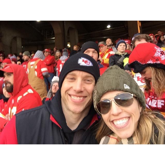 Enjoying the KC Chiefs game!!