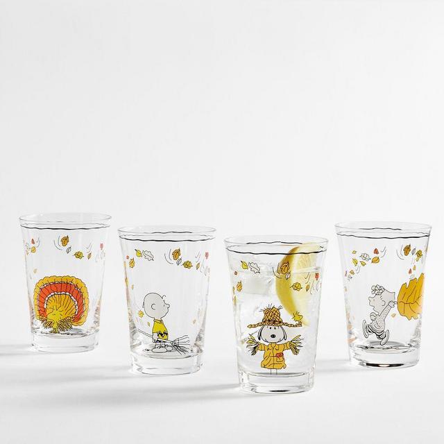 Peanuts Fall Tumblers, Set of 4