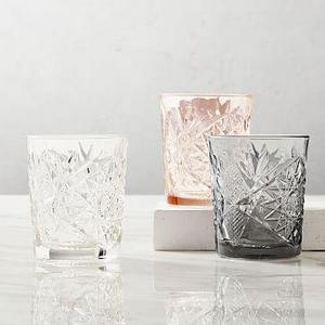Decorated Hobstar Glassware Set