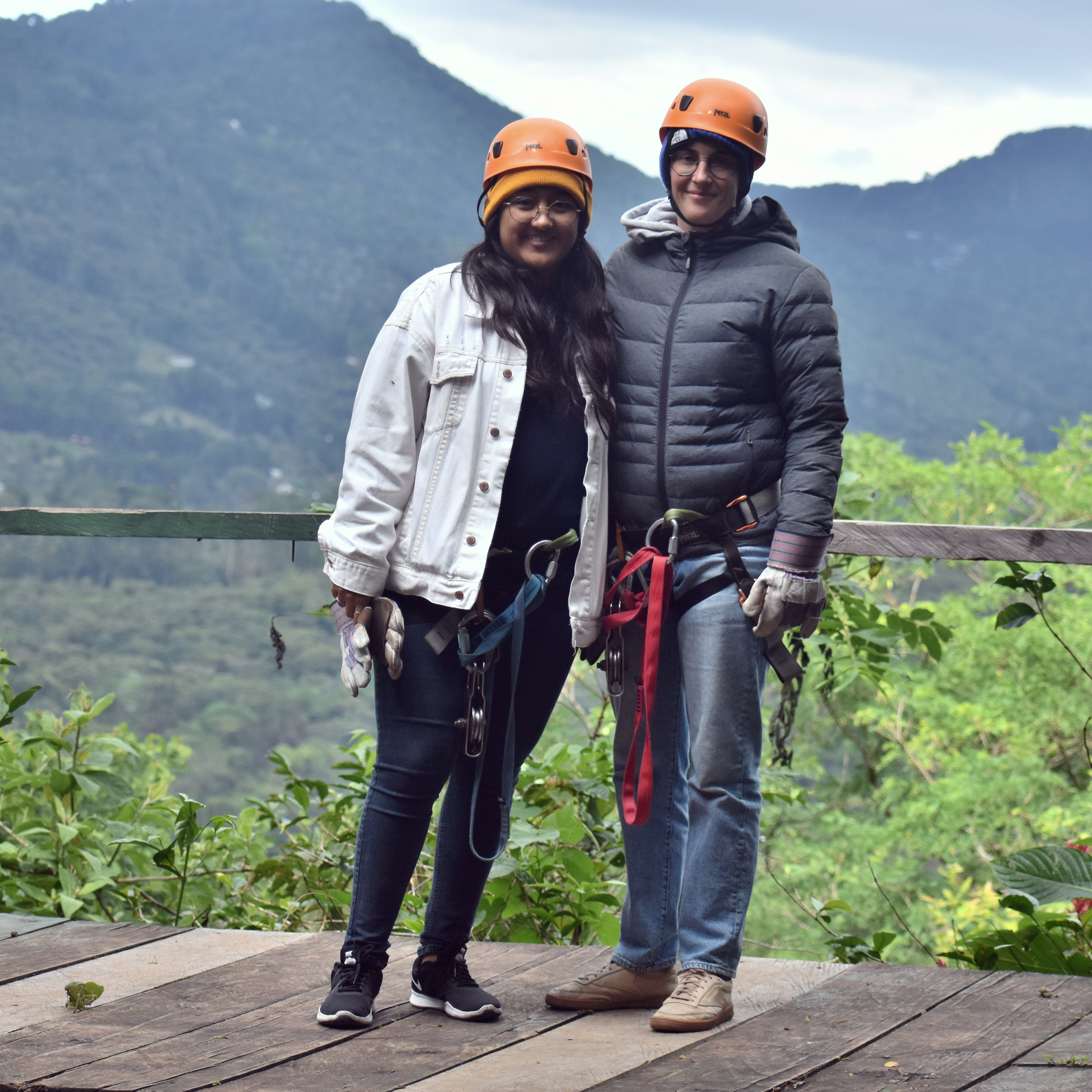 From that time Doreen went zip-lining with me—even though they’re terrified of heights. They suffered through 10 of the 12 lines, and just as they finally started enjoying it... the ride was over.