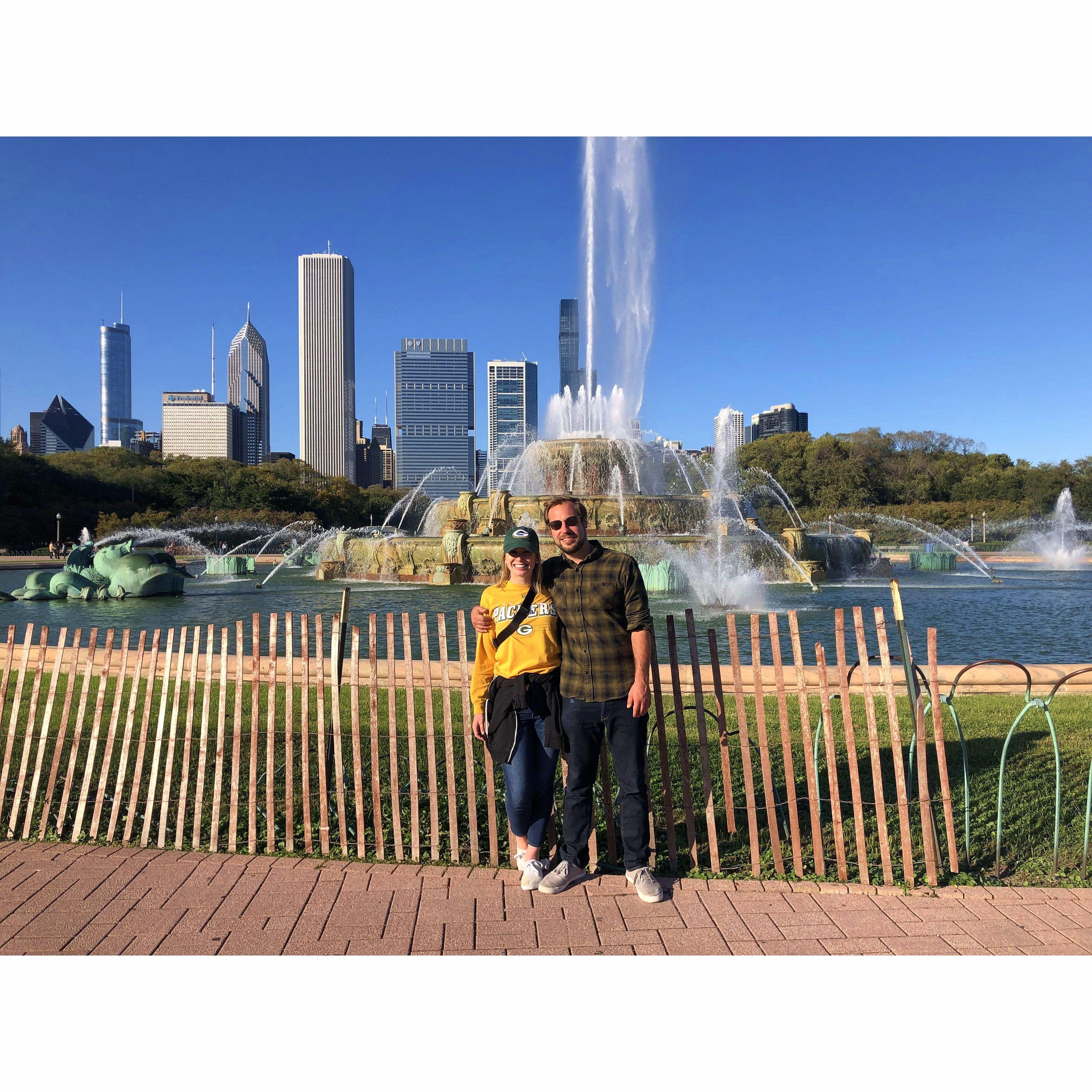 After the Bear/Packer Game in Chicago- October 2021