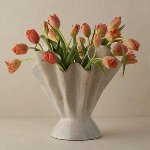 Darcia Vase Ivory