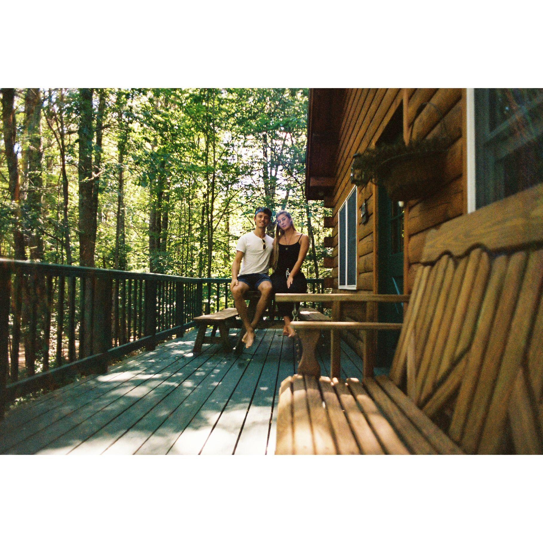 At Luke's family cabin in New Hampshire