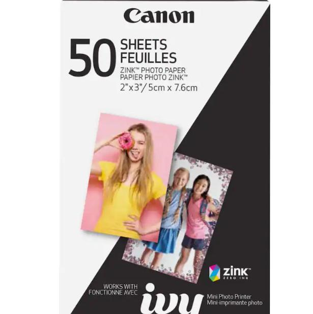 Canon - ZINK Glossy Photo 2" x 3" 50-Count Paper